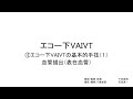 エコー下VAIVT（エコー下VAIVTの基本手技１：血管描出（表在血管）