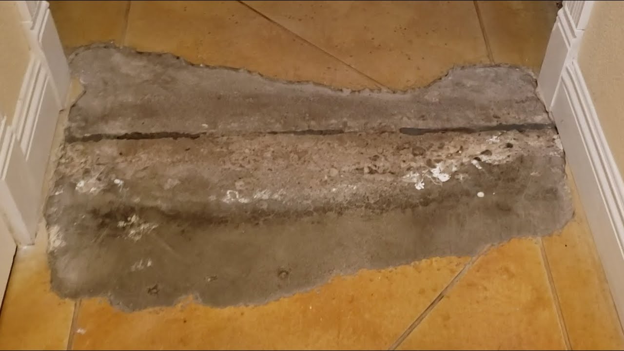 How we repaired some delamination on our stained concrete floors with