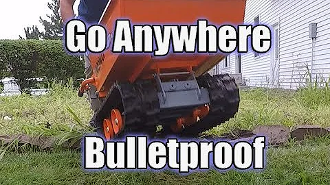 YARDMAX Gas Power Trackbarrow | Tracked Wheelbarrow Review