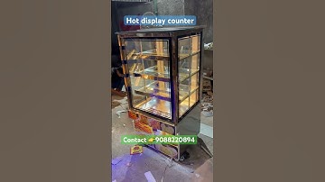 Hot display counter misty showcase misty almari in Kolkata bakery  pastry counter ☎️9088220894