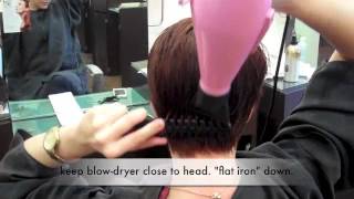 How To Blowdry a Pixie