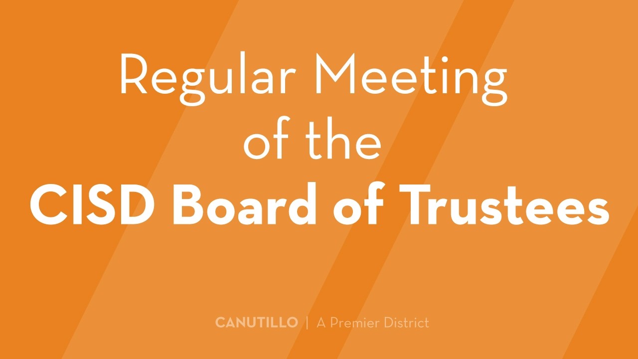 CISD Regular Board Meeting - March 24, 2026 - YouTube