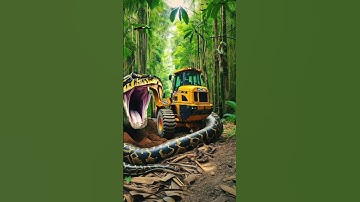Python is around the Jcb #shortvideo