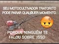 Tratorito Motocultivador Parou de Fúncionar ? Veja Oque Fazer Problema RESOLVIDO