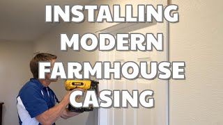 How to Install Modern Farmhouse Door Casing | HOMEfix How-to