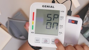 How to mute Genial Blood Pressure Monitor အသံပိတ္နည္