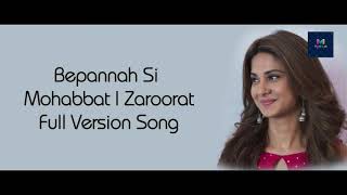 Tere bina mera laage na jiya ||bepannah serial||zoya and aditya love song ||full song