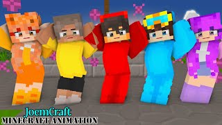 CASH, NICO, MIA, ZOEY | CHICKEN WINGS MEME | GOMYGOMY DANCE | SHUFFLE DANCE - Minecraft Animation