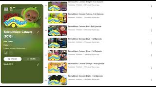 Teletubbies: Colours (2015) Youtube Playlist