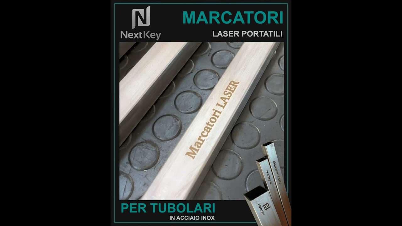 Marcatori laser portatili per tubolari acciaio inox 