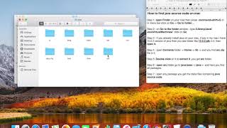 How to find java source code on macbook