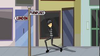 SNEAK WALK CYCLE 2D ANIMATION