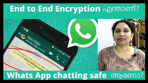 End to end encryption | WhatsApp changes | malayalam | VB Karthika