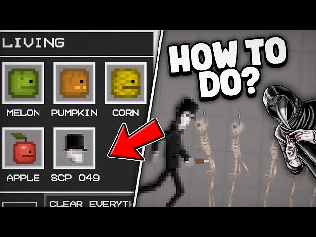 😨 HOW TO DO SCP-049 in Melon Playground! 