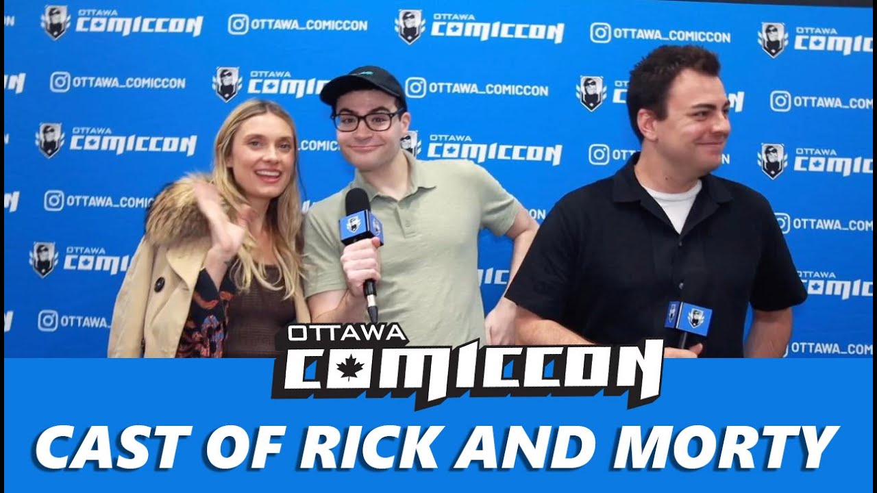 Cast of Rick and Morty at Ottawa Comiccon 2025!