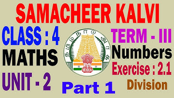 Samacheer Kalvi 4th Std Maths Term 3 Unit 2 Numbers Part 1 | TN & Matric New Syllabus | All Pass TV