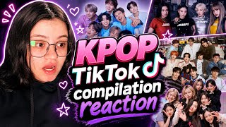 LONG K-POP TIKTOK COMPILATION #1 | REACTION