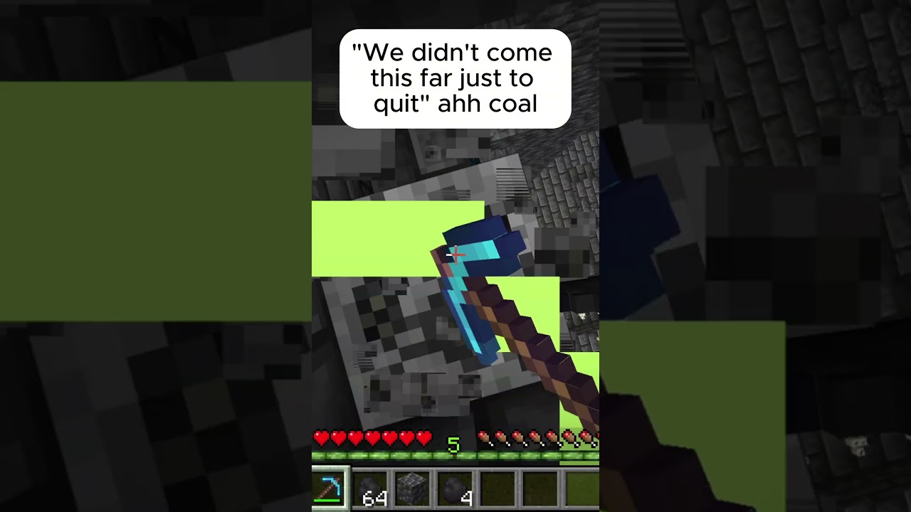 I will get that coal #fy #fyp #minecraft #shorts