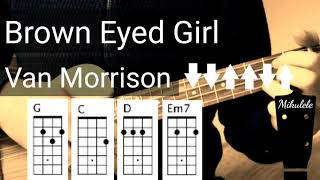 Brown Eyed Girl - Van Morrison ukulele tutorial / play-a-long