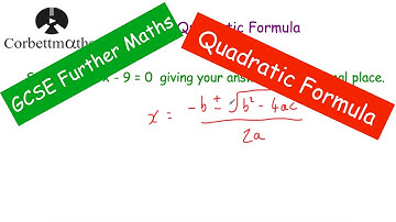 Quadratic Formula - GCSE Further Maths - Corbettmaths