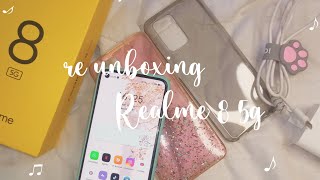 Unboxing Realme 8 5g  | aesthetic phone + accessories haul