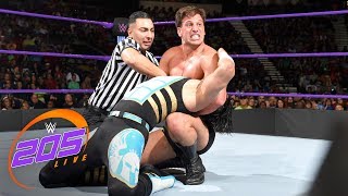 Mustafa Ali vs. Drew Gulak: 2-out-of-3 Falls Match: WWE 205 Live, July 18, 2017