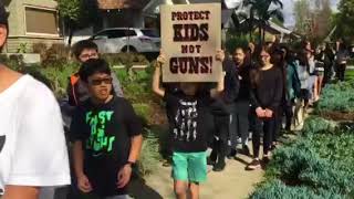 Student Walkout at South Pasadena Middle School