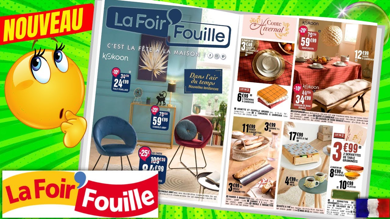 catalogue LA FOIR'FOUILLE 💝 C'EST LA FÊTE A LA MAISON du 29 août au 11