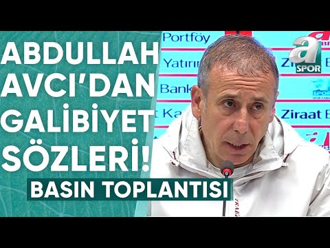 Trabzonspor 3-2 Karagümrük Abdullah Avcı Maç Sonu Basın Toplantısı  / A Spor / Türkiye'nin Kupası