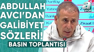 Trabzonspor 3-2 Karagümrük Abdullah Avcı Maç Sonu Basın Toplantısı  / A Spor / Türkiye'nin Kupası