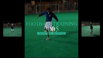 Yousif Ahmed - Football Training Video from the archives (2005). Video #7
