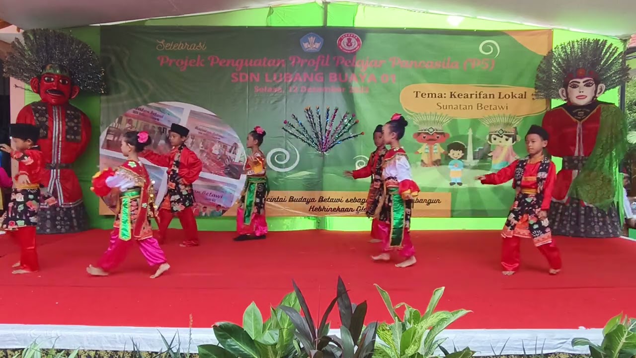 Tari Wak-Wak Gung Kelas 1B | SELEBRASI P5 2023 | Kearifan Lokal | Penganten Sunat Betawi