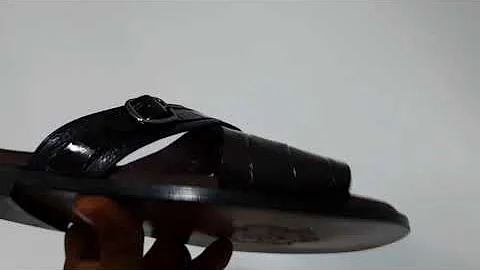 Coffee Javier Croco Italian Leather Men Slippers