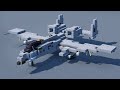 Minecraft A-10 Thunderbolt II Warthog Tutorial