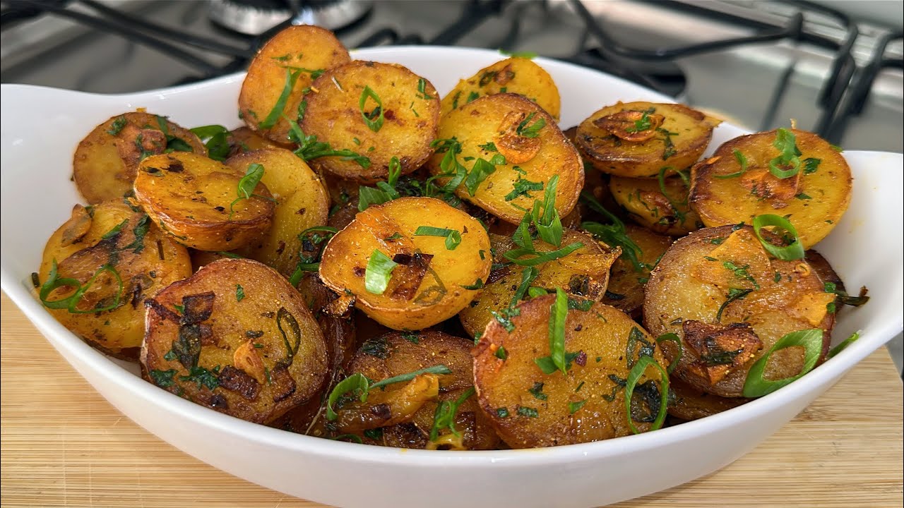 BATATA SAUTÉ CROCANTE POR FORA E MACIA POR DENTRO/ BEM TEMPERADINHA 