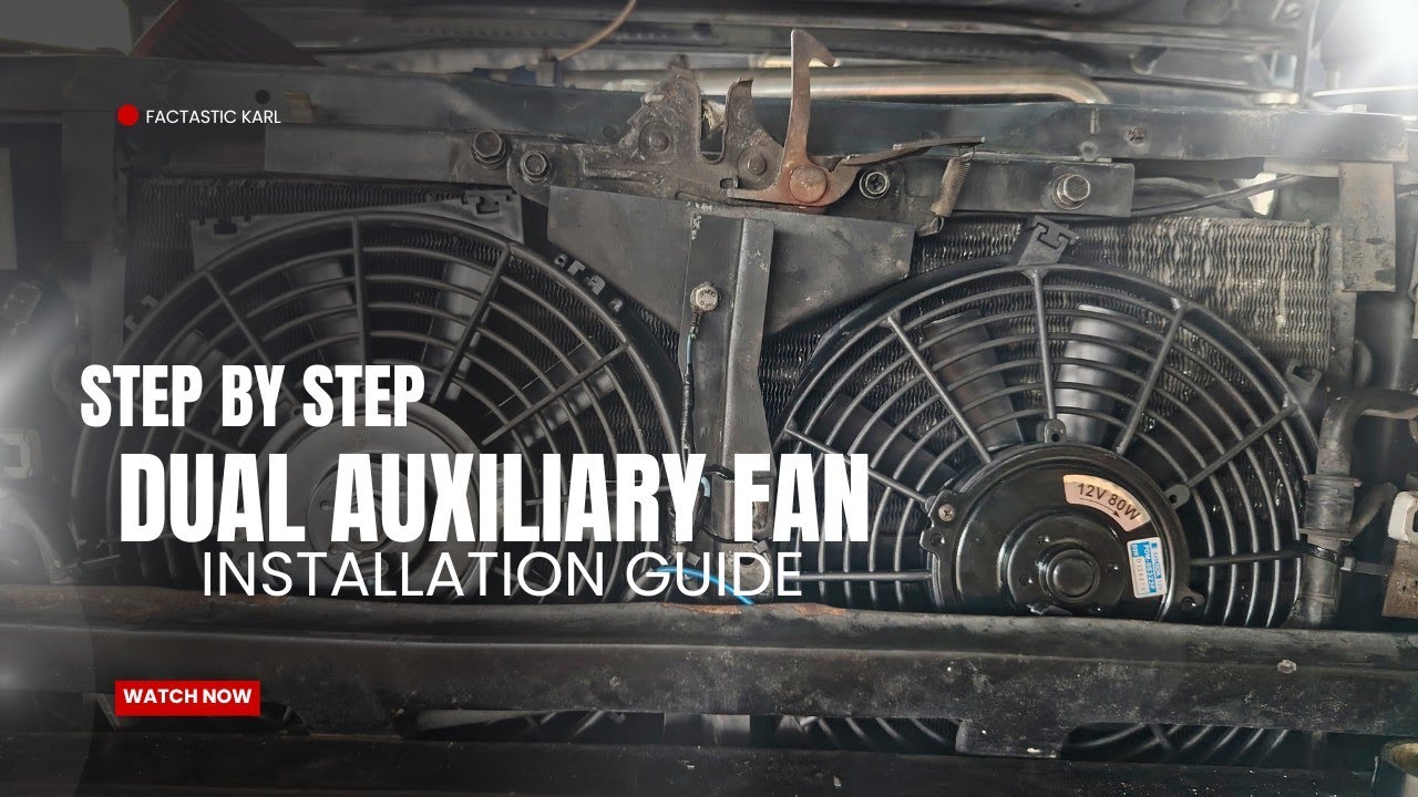 How to Install Dual Auxiliary Fan DIY, Step by Step Guide