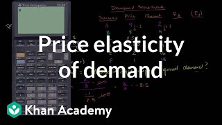 Price elasticity of demand using the midpoint method | Elasticity | Microeconomics | Khan Academy