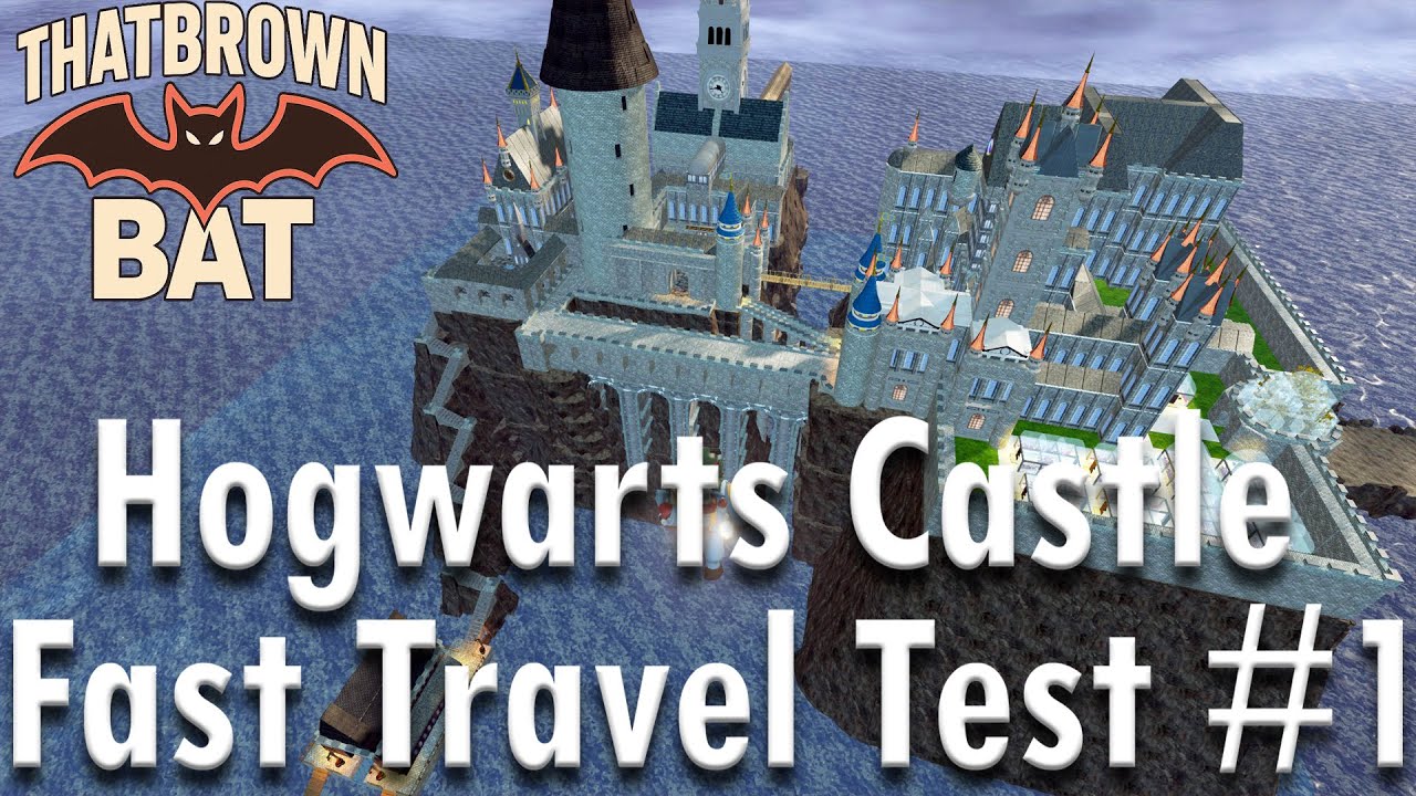 Hogwarts Toybox Fast Travel Test 1 for Disney Infinity using Brown Bat Mod
