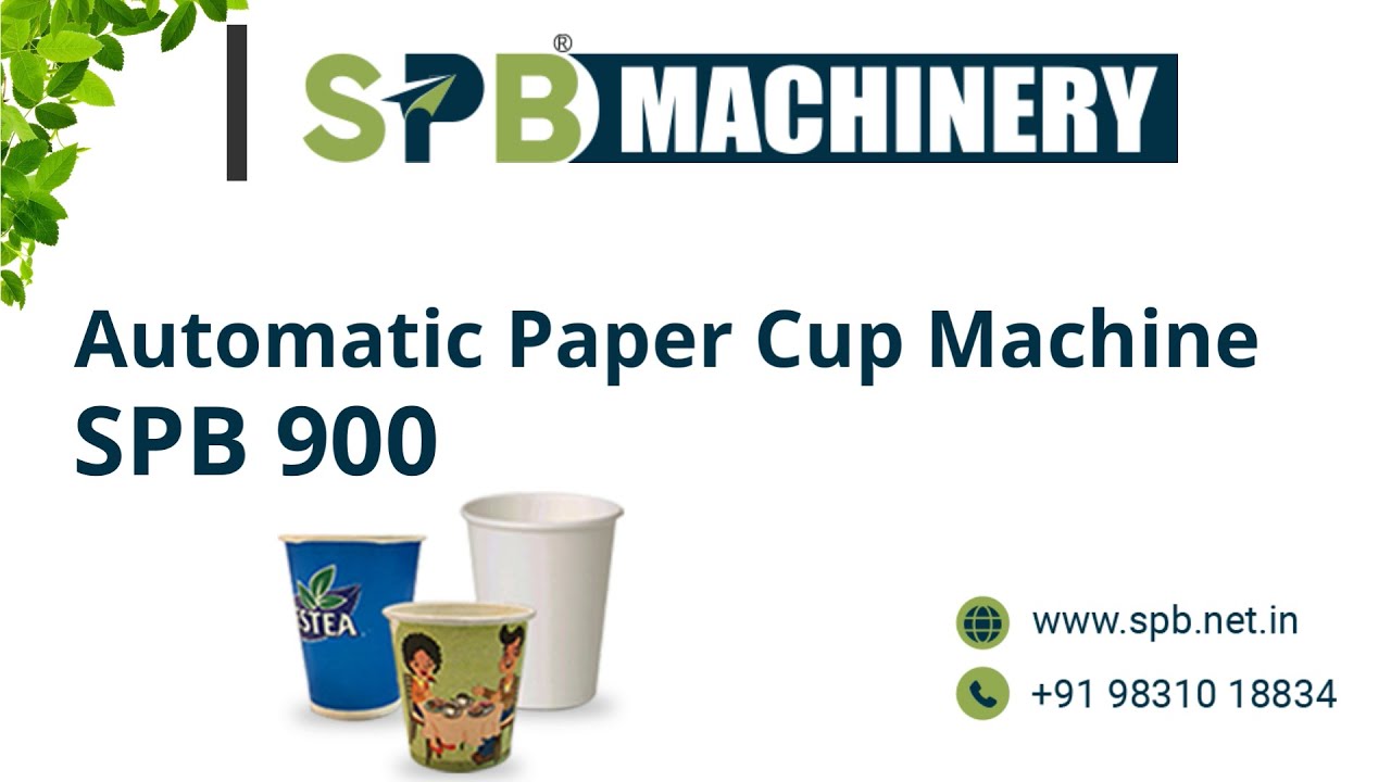 Automatic Paper Cup Machine SPB 900