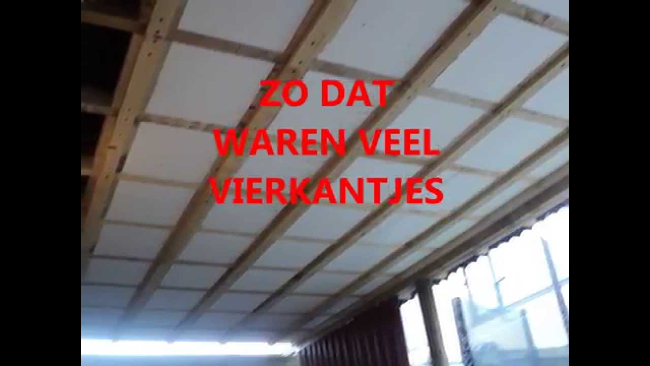 Klusvideo/idee aanbouw schuur 2012 building/construction shed ...