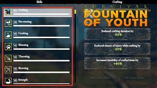 كيف ترفع مستوى مهاراتك في لعبة Survival: Fountain of Youth screenshot 3