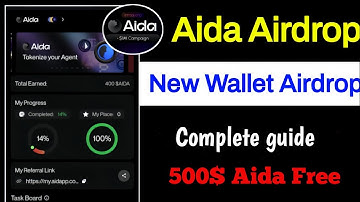 Aida Wallet Airdrop Complete Guide || Important Tasks for Eligibility || Join Now