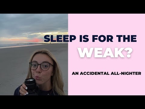 an accidental all nighter before moving out of the house!
