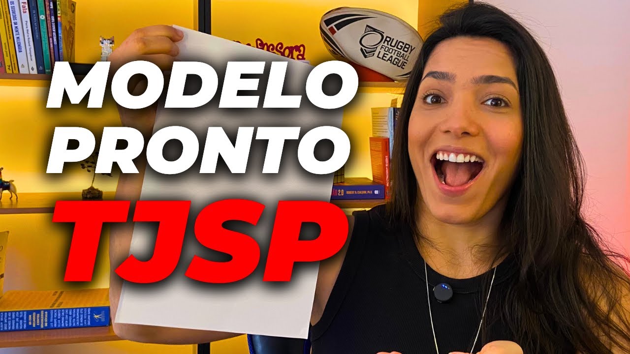 TJSP:  MODELO DE REDAÇÃO (PASSO A PASSO EXPLICADO)
