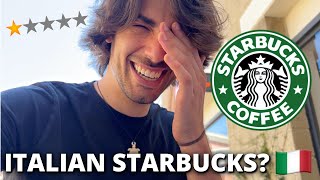 We Try STARBUCKS IN ITALY