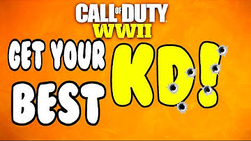 CoD WW2 HOW TO IMPROVE YOUR KD. GET YOUR BEST KD EVERYTIME WW2
