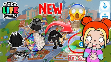 🖤 Wednesday Addams & Enid House Tour and Dresses In Toca Life World 🌎