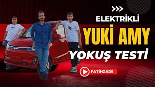 YUKİ AMY ELEKTRİKLİ ARABA DİK YOKUŞ TESTİ / ELEKTRİKLİ ARABA HIZ TESTİ RAMPA ÇIKMA YOKUŞ KALKIŞ Resimi