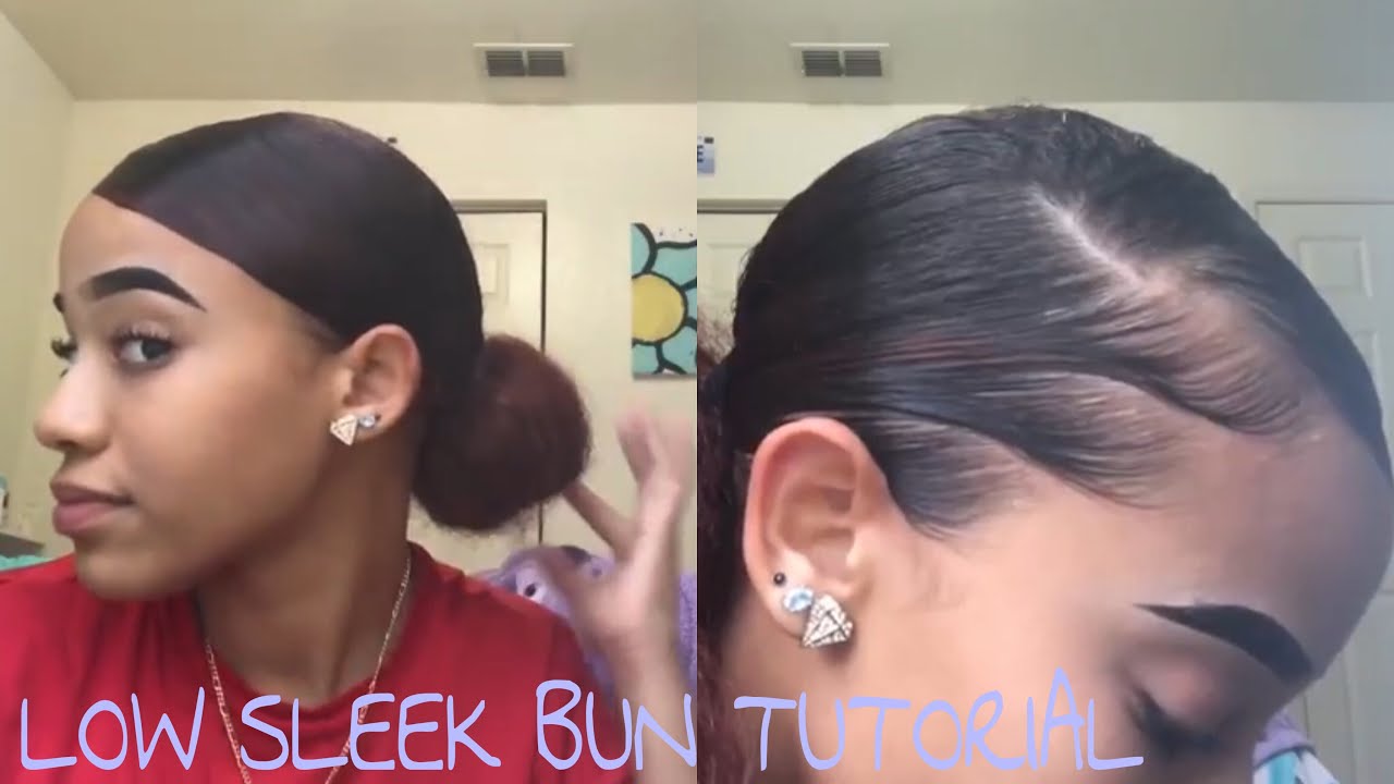 makeup artist HOW TO DO A LOW SLEEK BUN - Ja’Nyia Murphy