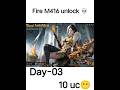 day -03 ||10 uc luck 😍#bgmi #crateopening #m416crateopening
